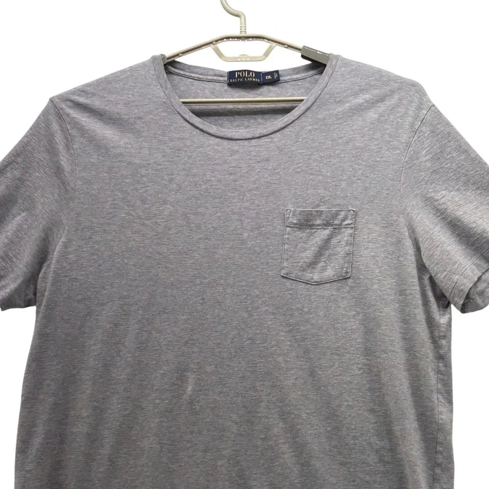 Polo Ralph Lauren Mens Shirt XXL Classic‎ Basic Simple Capsule Cotton Pocket Tee